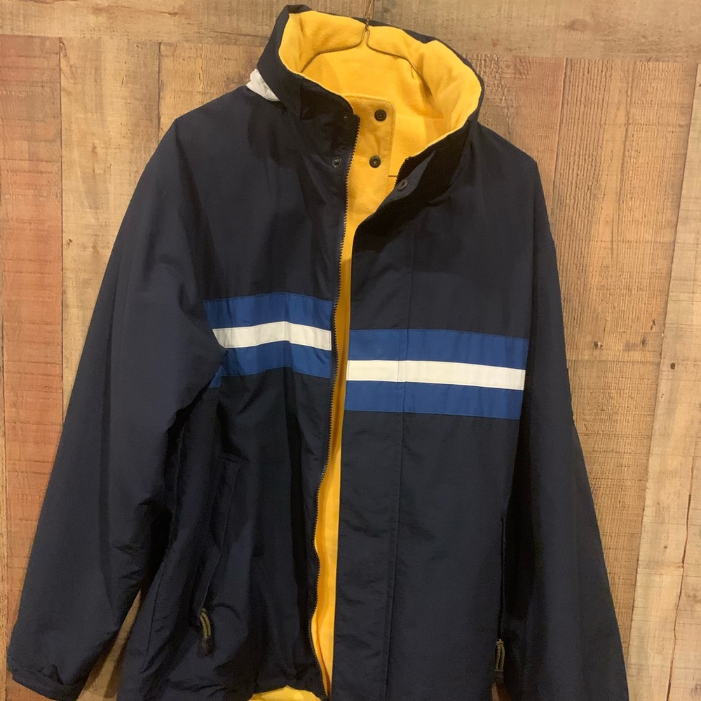 Vintage Nautica Competition Reversible Coat